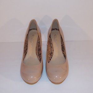 CL by Laundry Nanette nude patent pumps size 7.5M